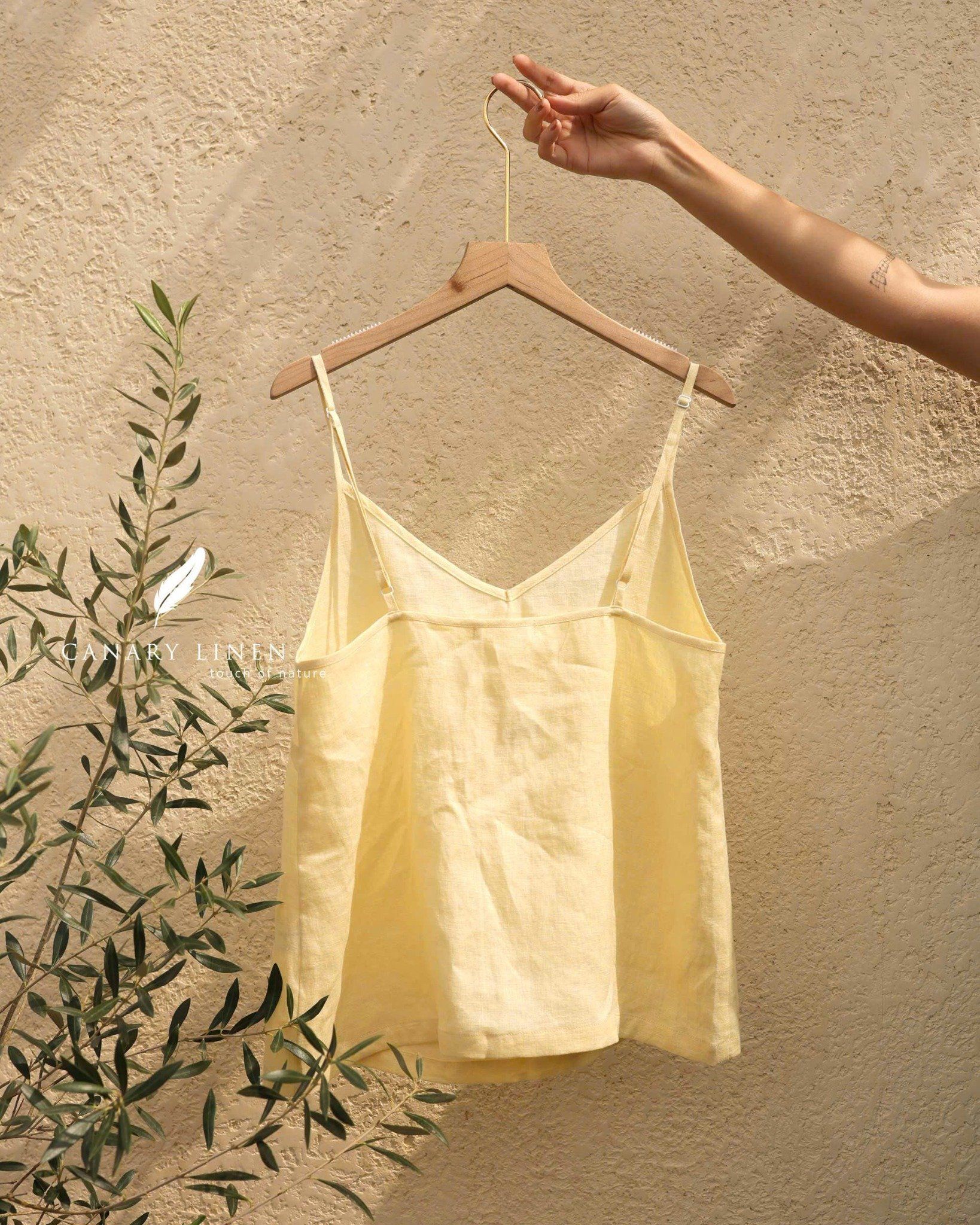  Camilia Top - Vàng nhạt 