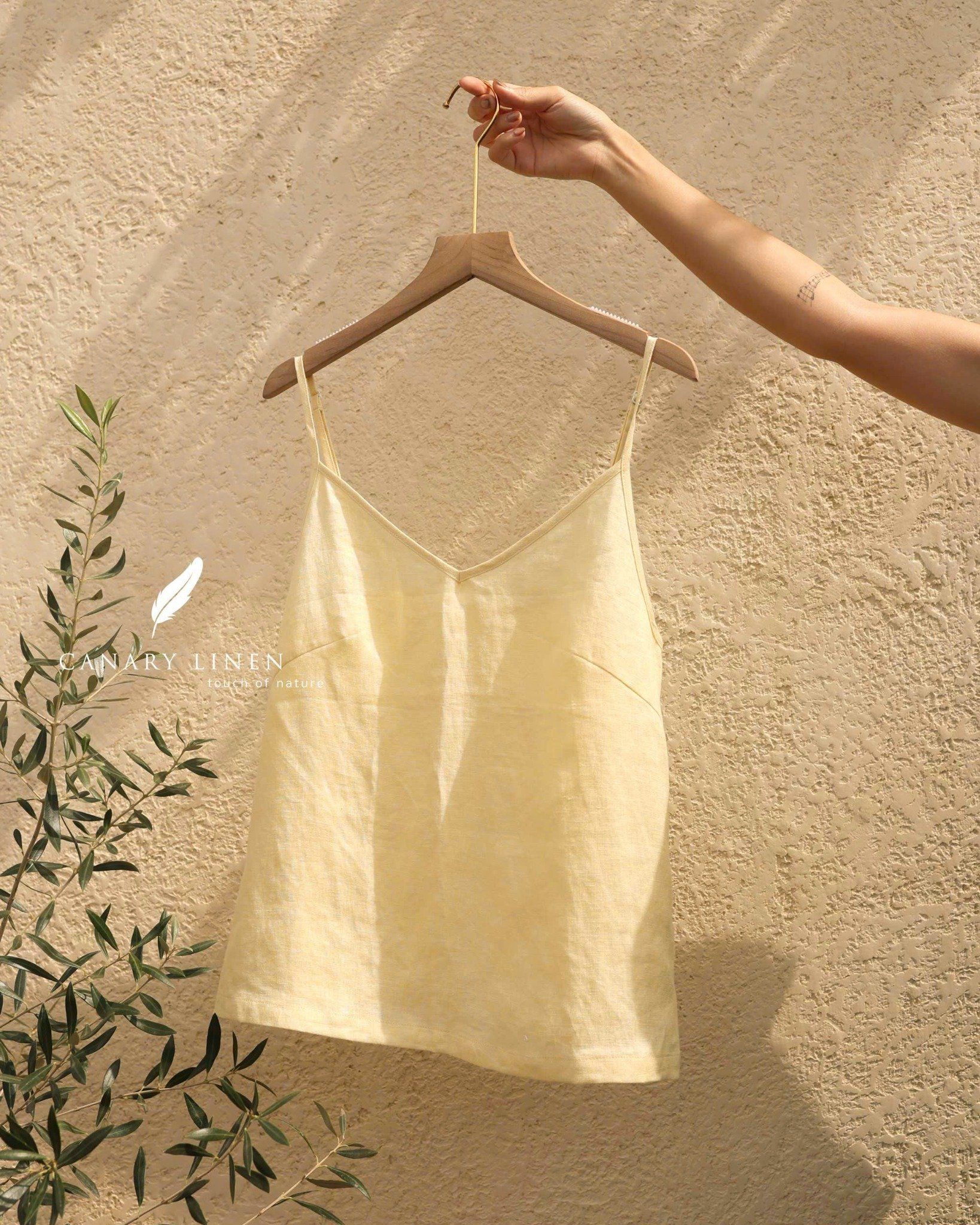  Camilia Top - Vàng nhạt 