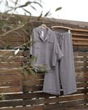  Calma Set - Xám chuột viền xanh 