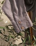  Back Bloom Shirt - Tím môn 