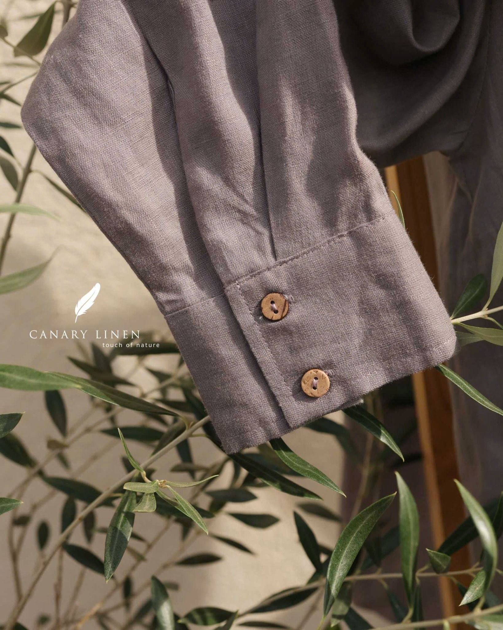  Back Bloom Shirt - Tím môn 