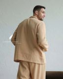  Men - Cove Set - Nâu nhạt viền nâu cafe 