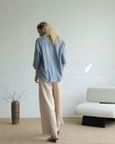  Lavender Shirt - Xanh xám 