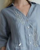  Lavender Shirt - Xanh xám 