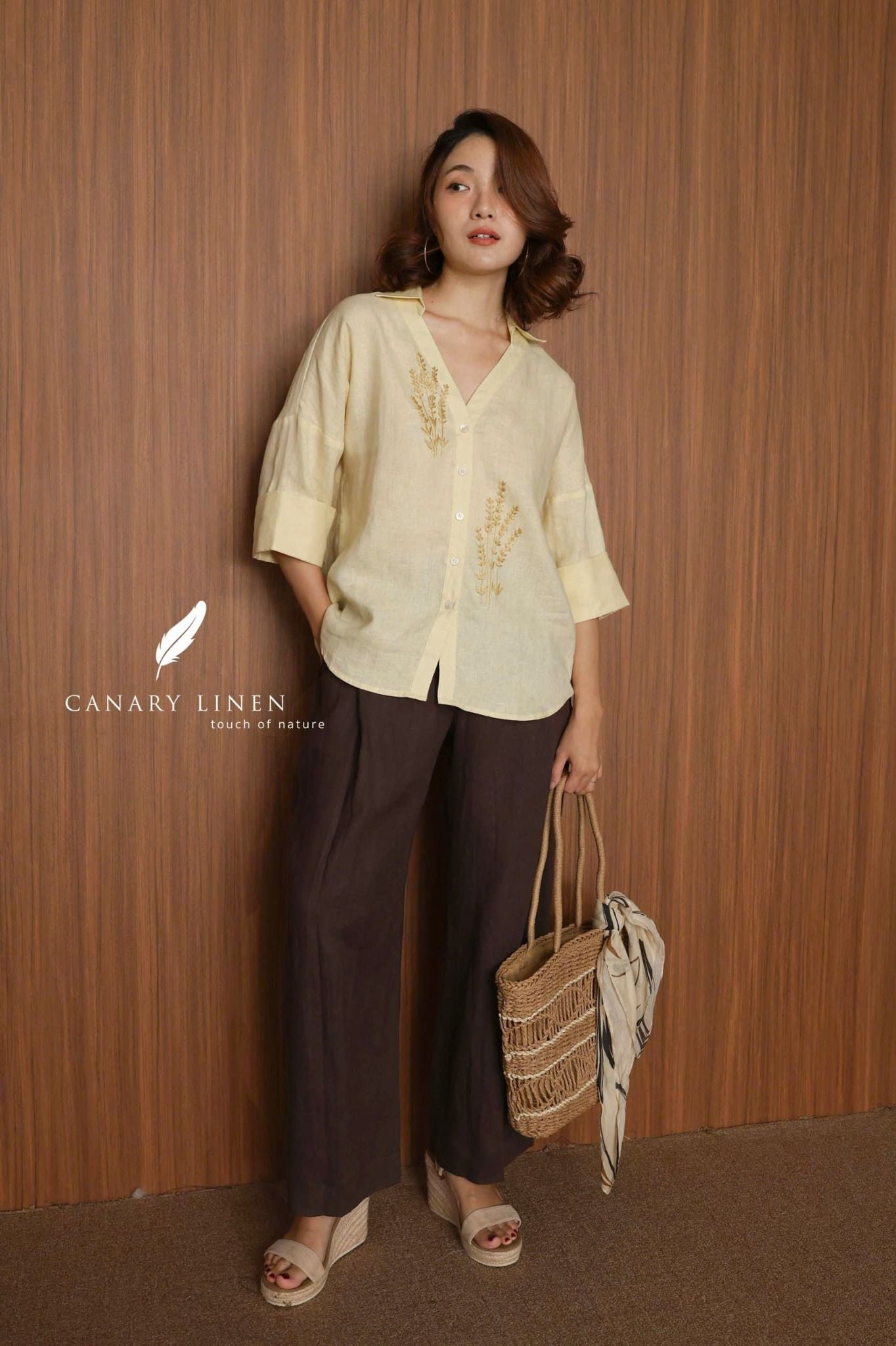  Lavender Shirt - Vàng pastel 