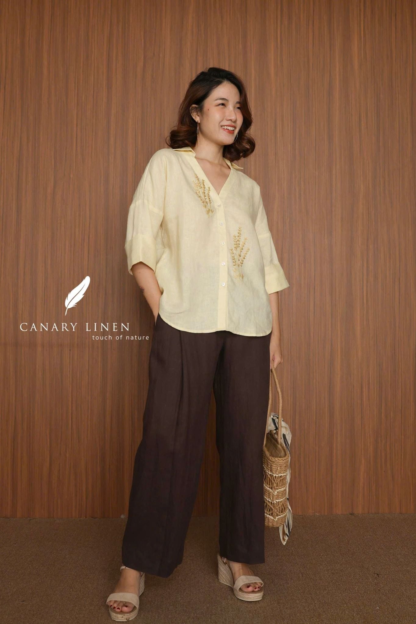  Lavender Shirt - Vàng pastel 