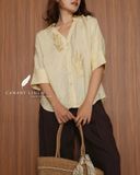  Lavender Shirt - Vàng pastel 