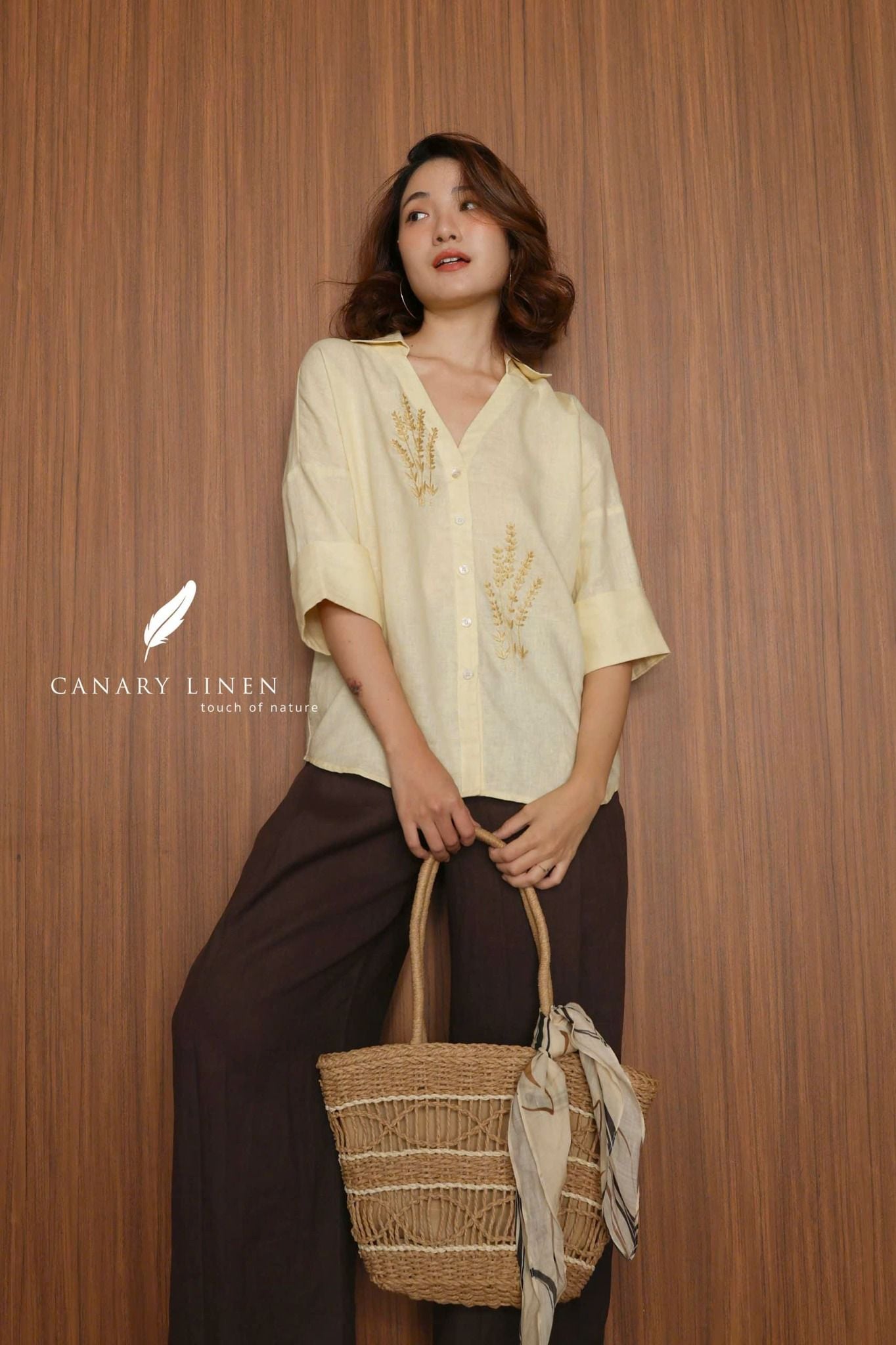  Lavender Shirt - Vàng pastel 