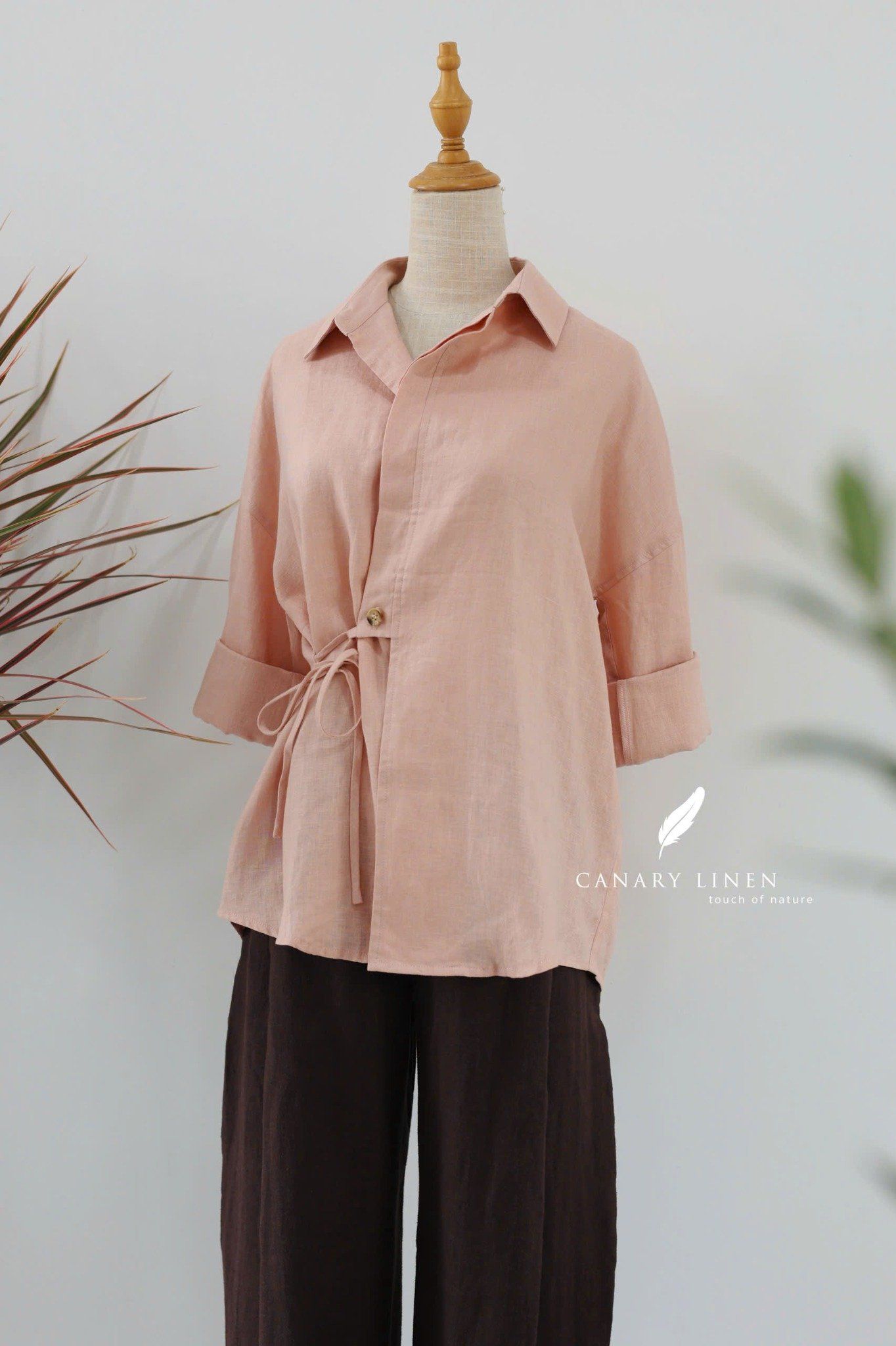  Finn Shirt - Hồng cam 