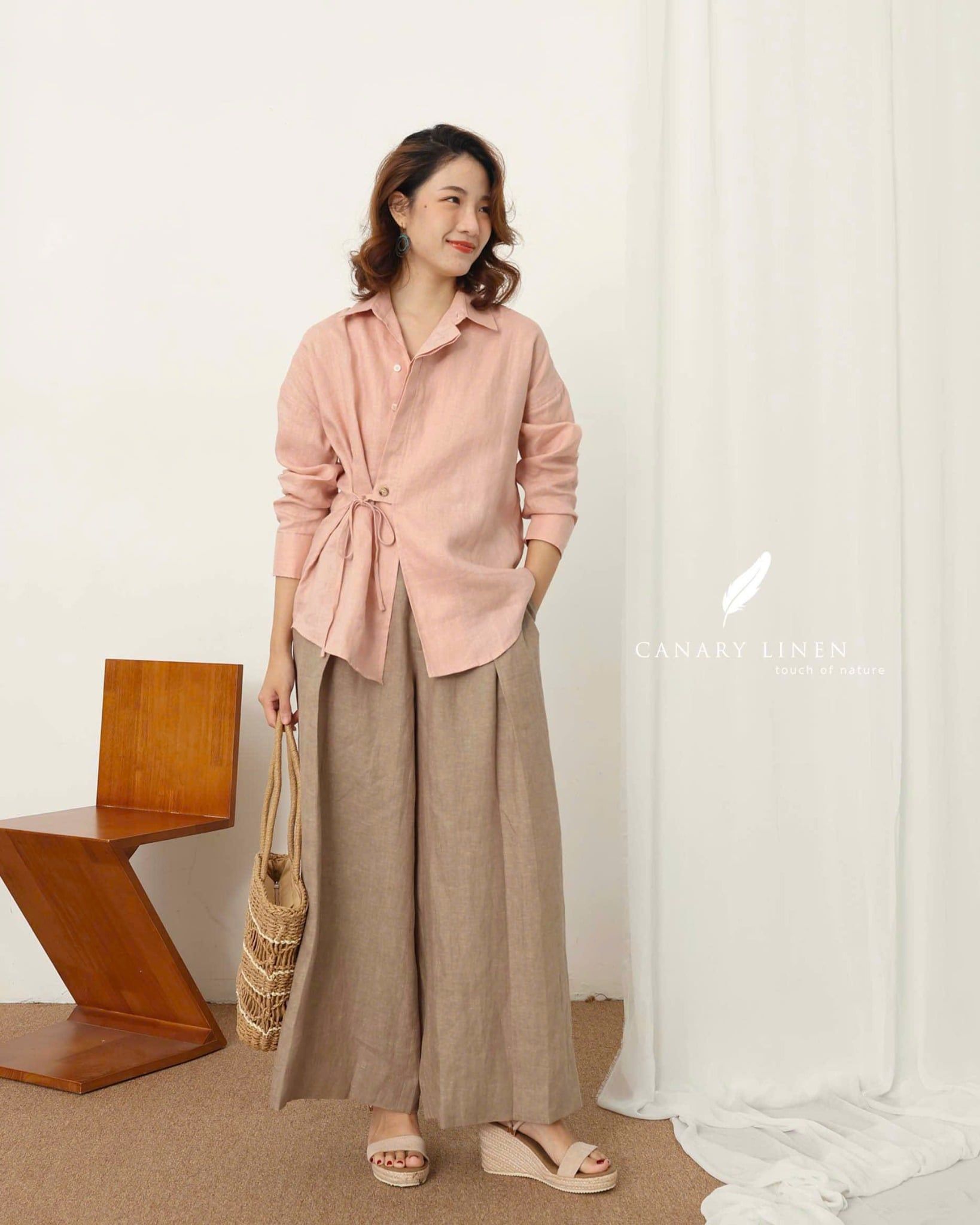  Finn Shirt - Hồng cam 