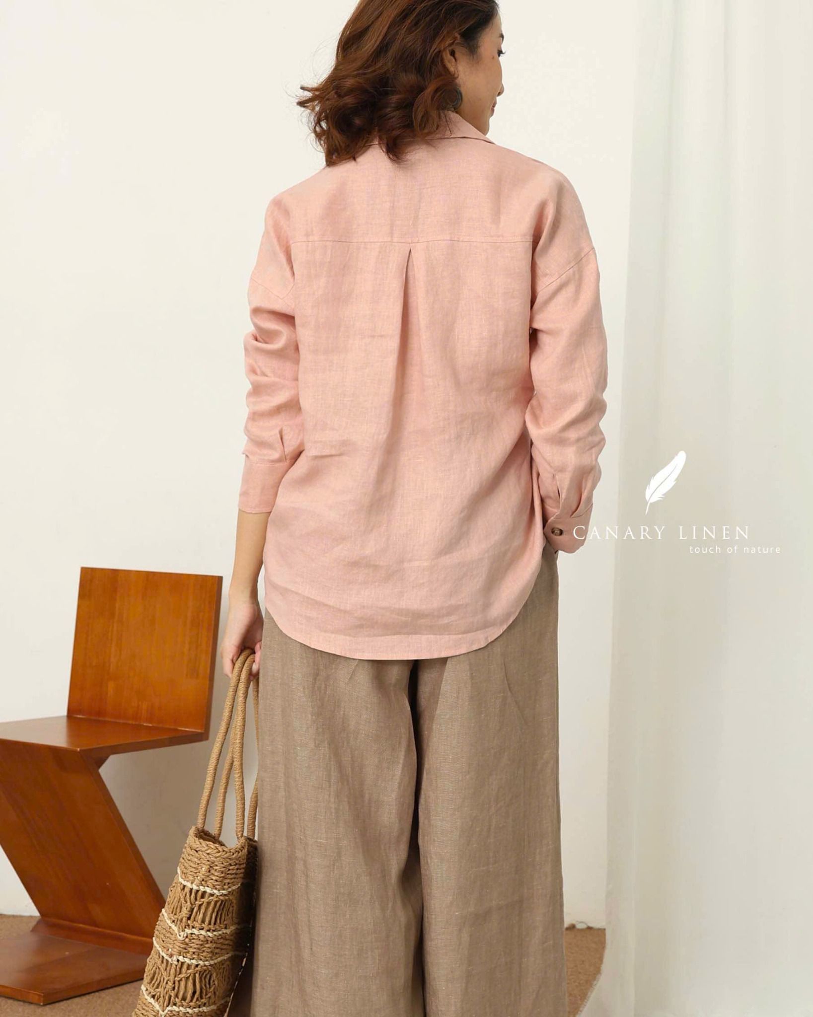  Finn Shirt - Hồng cam 