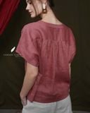  Olva Top - Đỏ hồng 