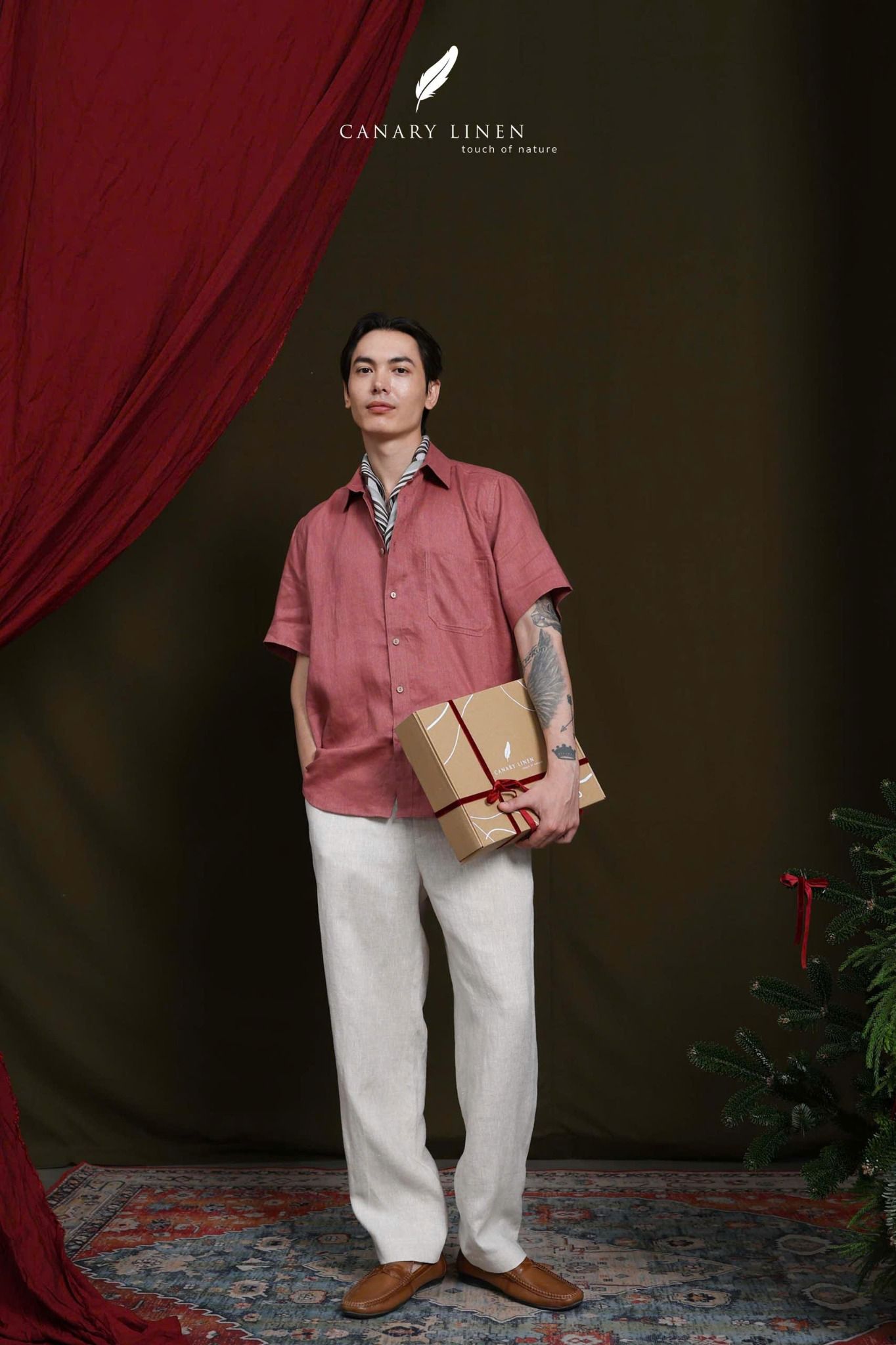  SharpLine Shirt - Đỏ hồng 