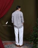  Nomad Shirt - Xám đậm sọc 