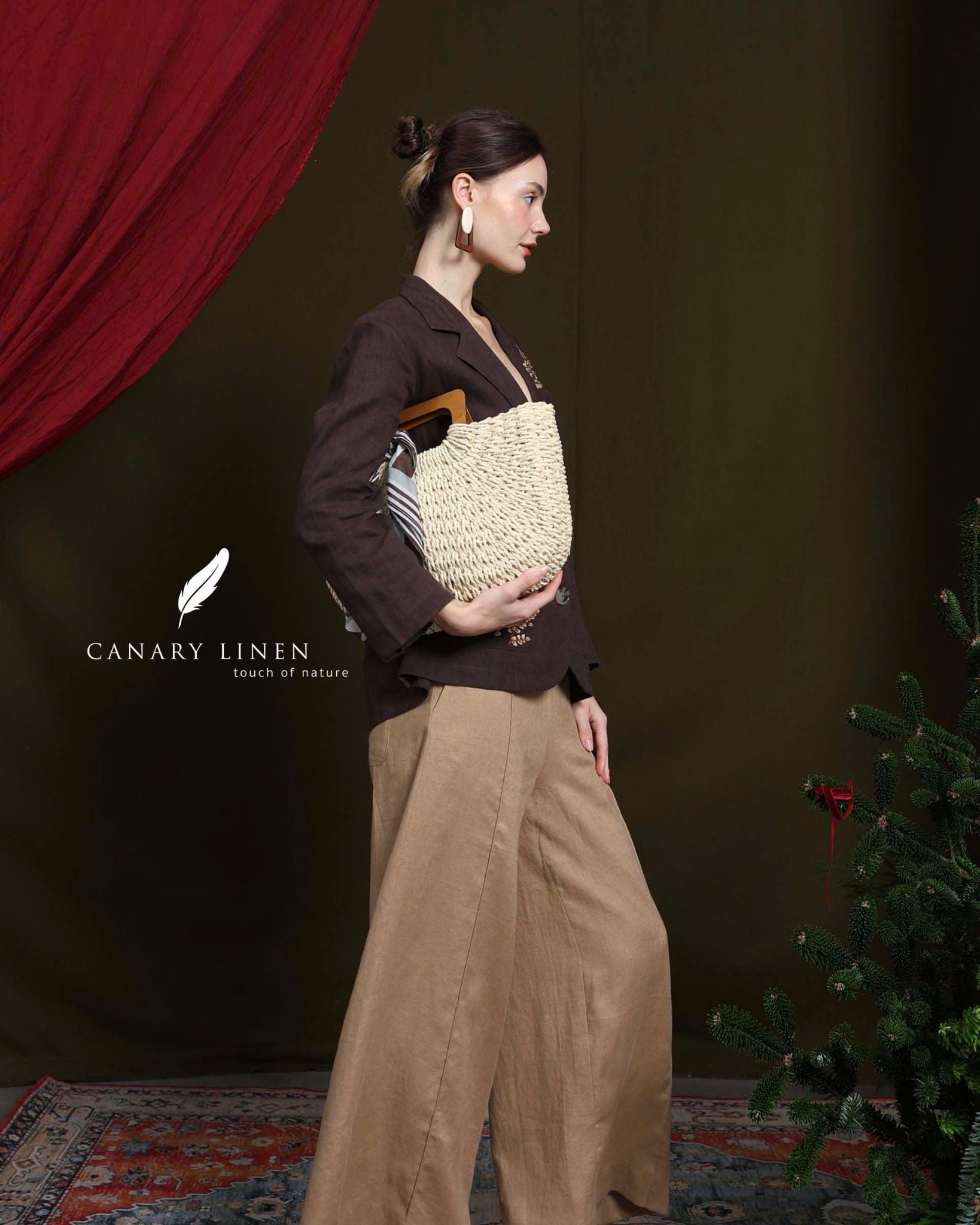  Midline Pants - Nâu nhạt 