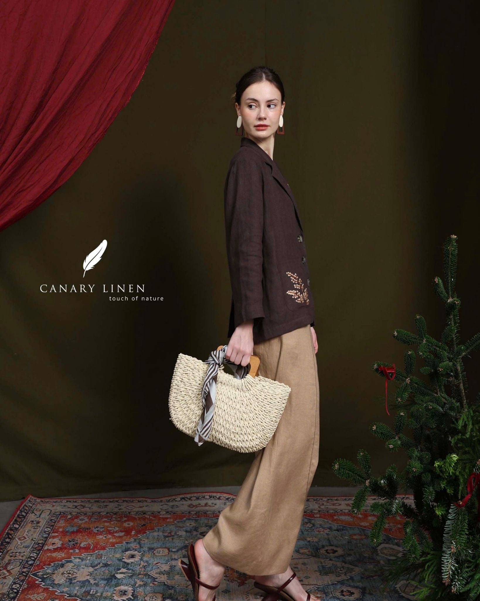  Midline Pants - Nâu nhạt 