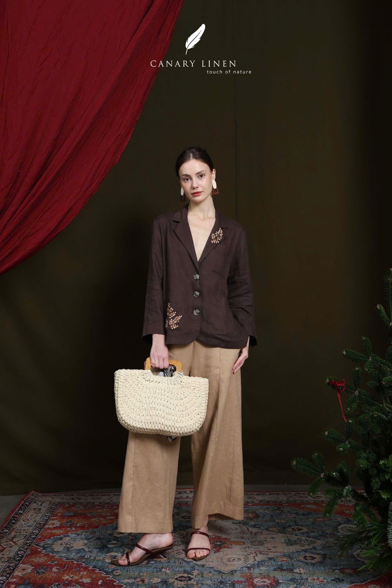  Midline Pants - Nâu nhạt 