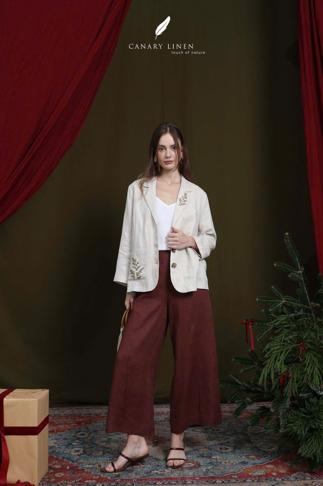  Midline Pants - Đỏ đô 