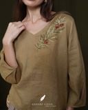  Olea Top - Xanh olive 