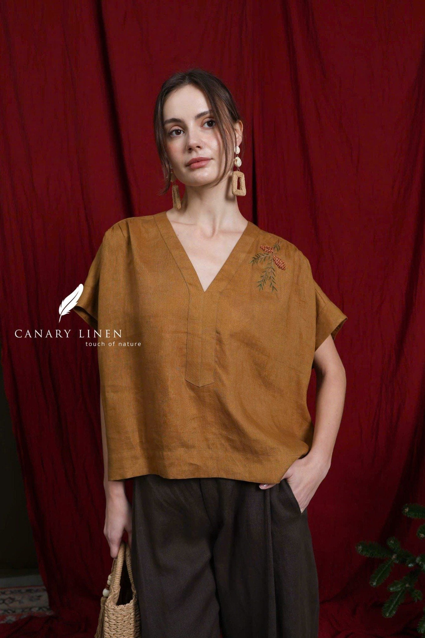  Olva Top - Vàng dưa cải 