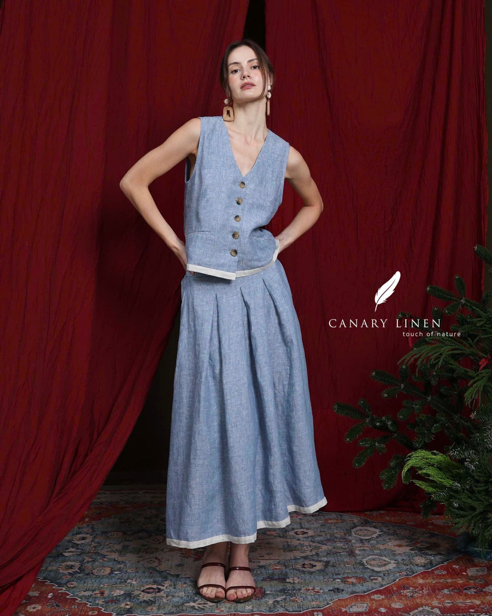  Eli Skirt - Xanh nhạt 