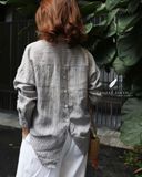  Backline Shirt - Xám sọc 