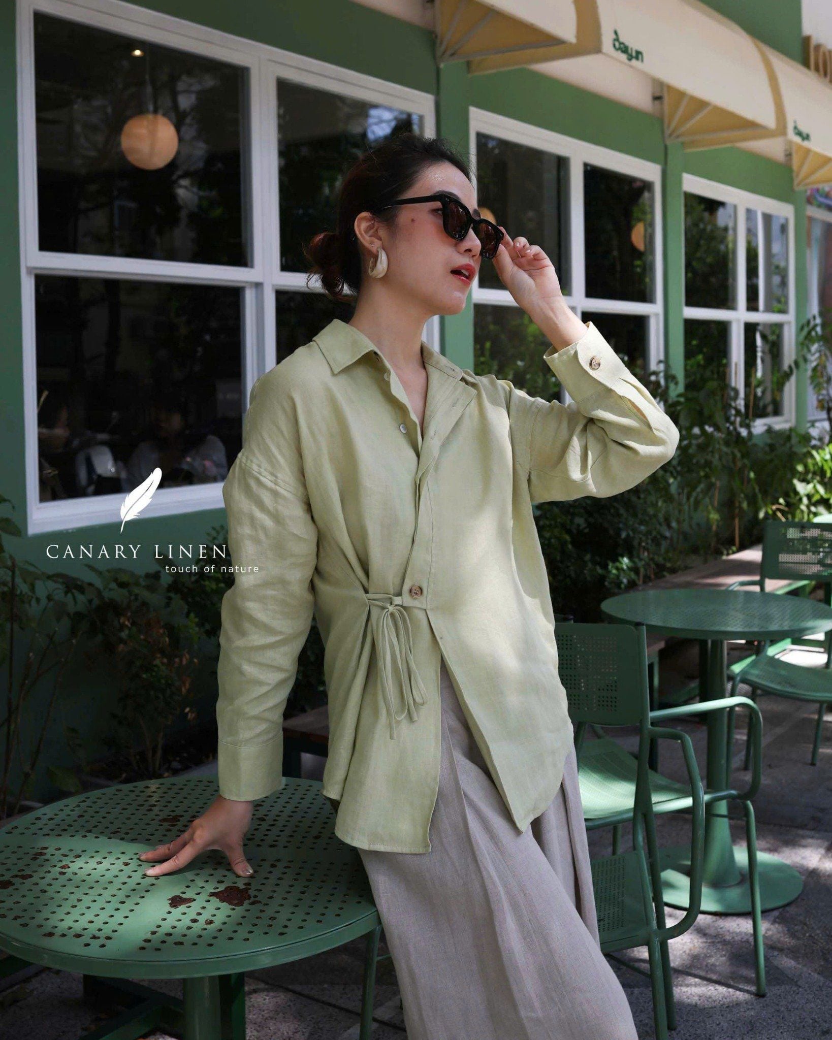  Finn Shirt - Xanh bơ 