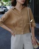  Rusea Shirt - Nâu mocha 