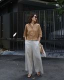  Rusea Shirt - Nâu mocha 