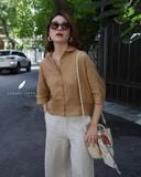  Rusea Shirt - Nâu mocha 