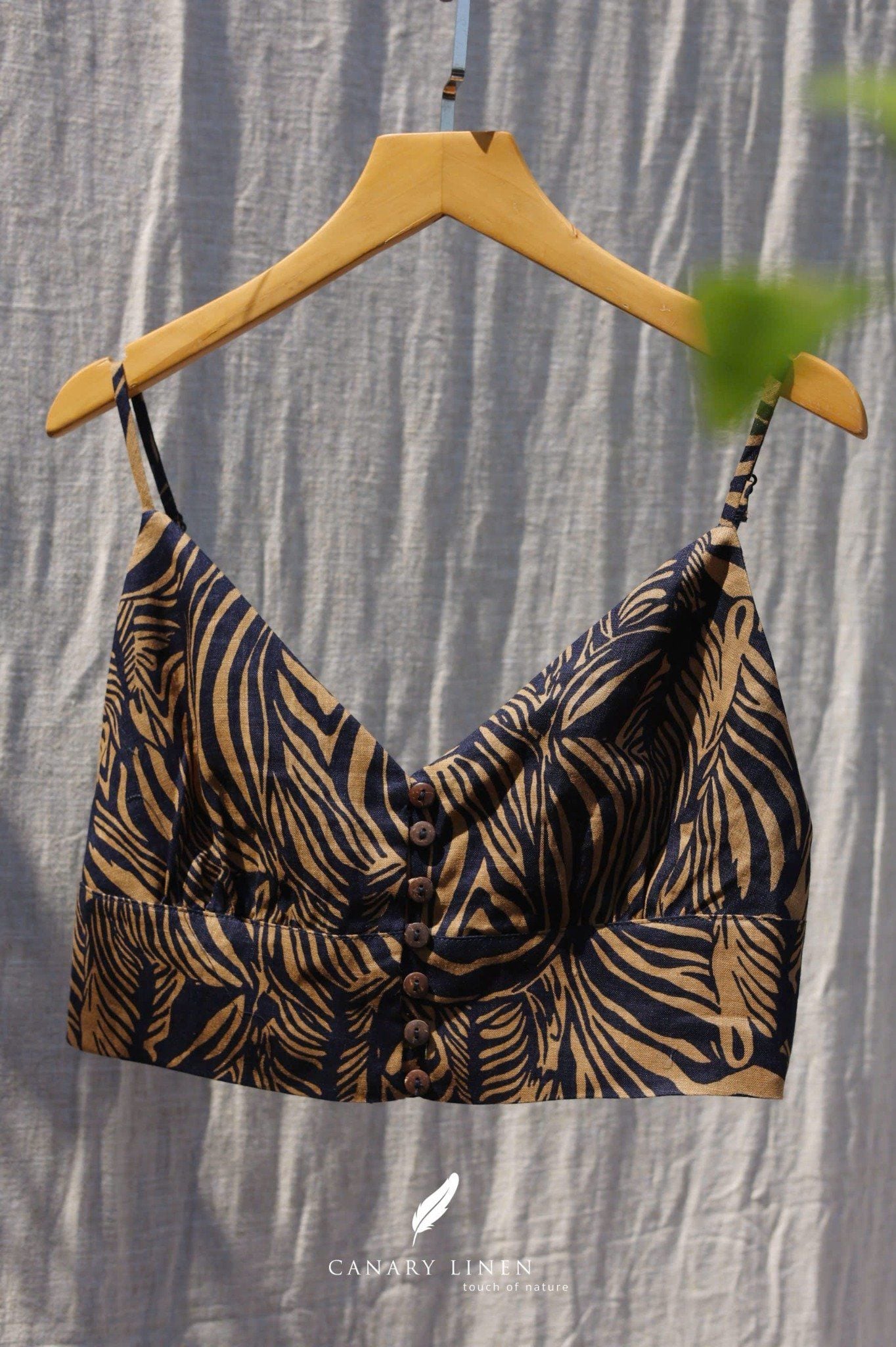  Serene Bra - Họa tiết xanh 