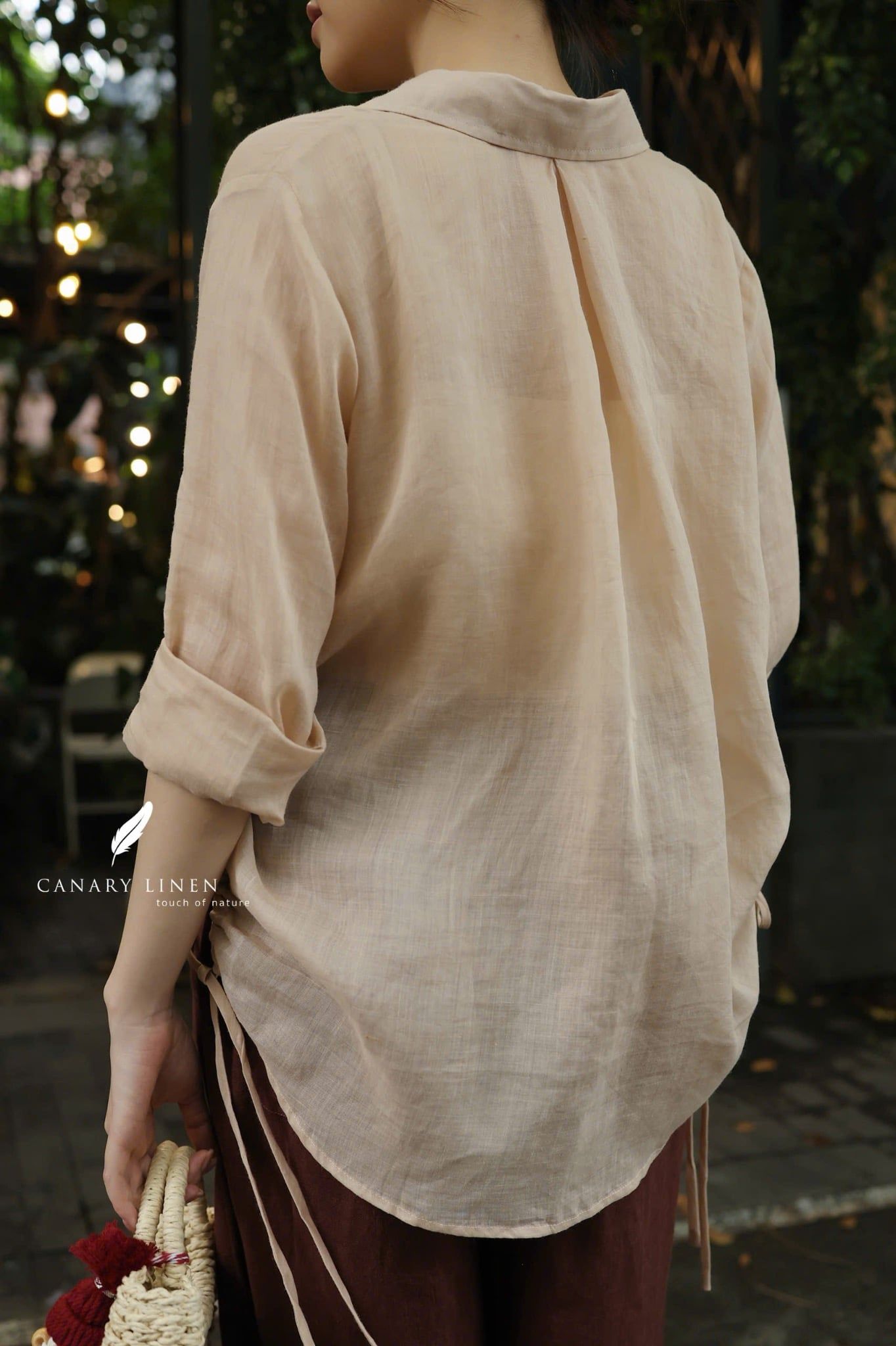  Ruxa Shirt - Kem hồng 