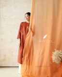  Áo dài cổ tròn - Tĩnh Phong 