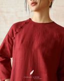  Áo dài cổ tròn - Tịnh Hoa 