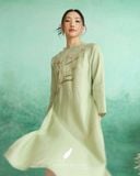  Áo dài cổ tròn - Minh Nhã 