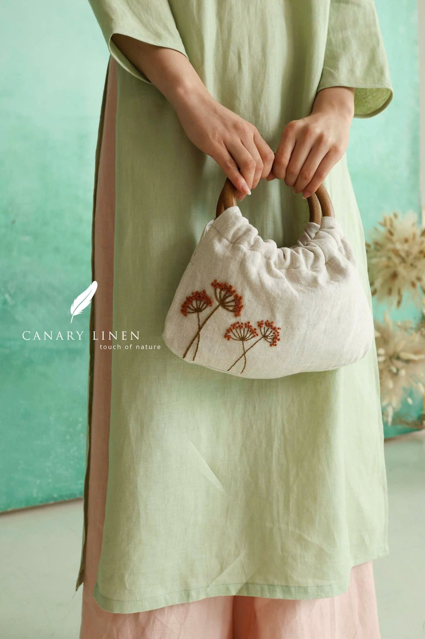  Áo dài cổ tròn - Minh Nhã 