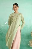  Áo dài cổ tròn - Minh Nhã 