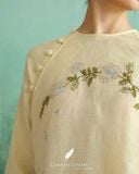  Áo dài cổ tròn - Tĩnh Vệt 