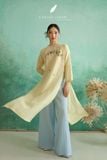  Áo dài cổ tròn - Tĩnh Vệt 