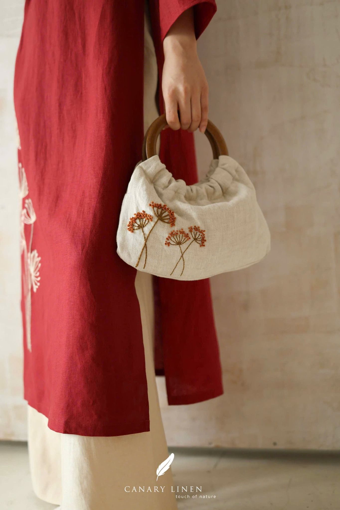  Áo dài cổ trụ - Tịnh Hoa 