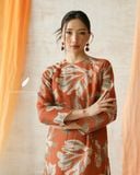  Áo dài cổ tròn - An Mạch 