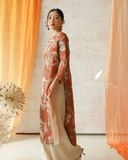  Áo dài cổ tròn - An Mạch 