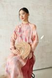  Áo dài cổ tròn - Phi Hoa 