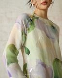  Áo dài cổ tròn - Khinh Vân 