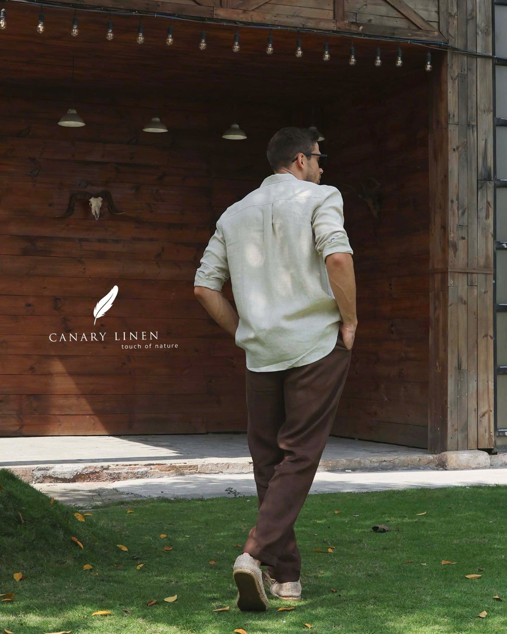  Atlas Line Pants - Nâu choco 