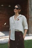  Blossy Shirt - Muối tiêu 