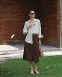  Blossy Shirt - Muối tiêu 