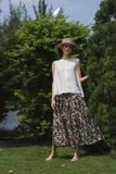  Tiered Maxi Skirt - Lá Trúc 