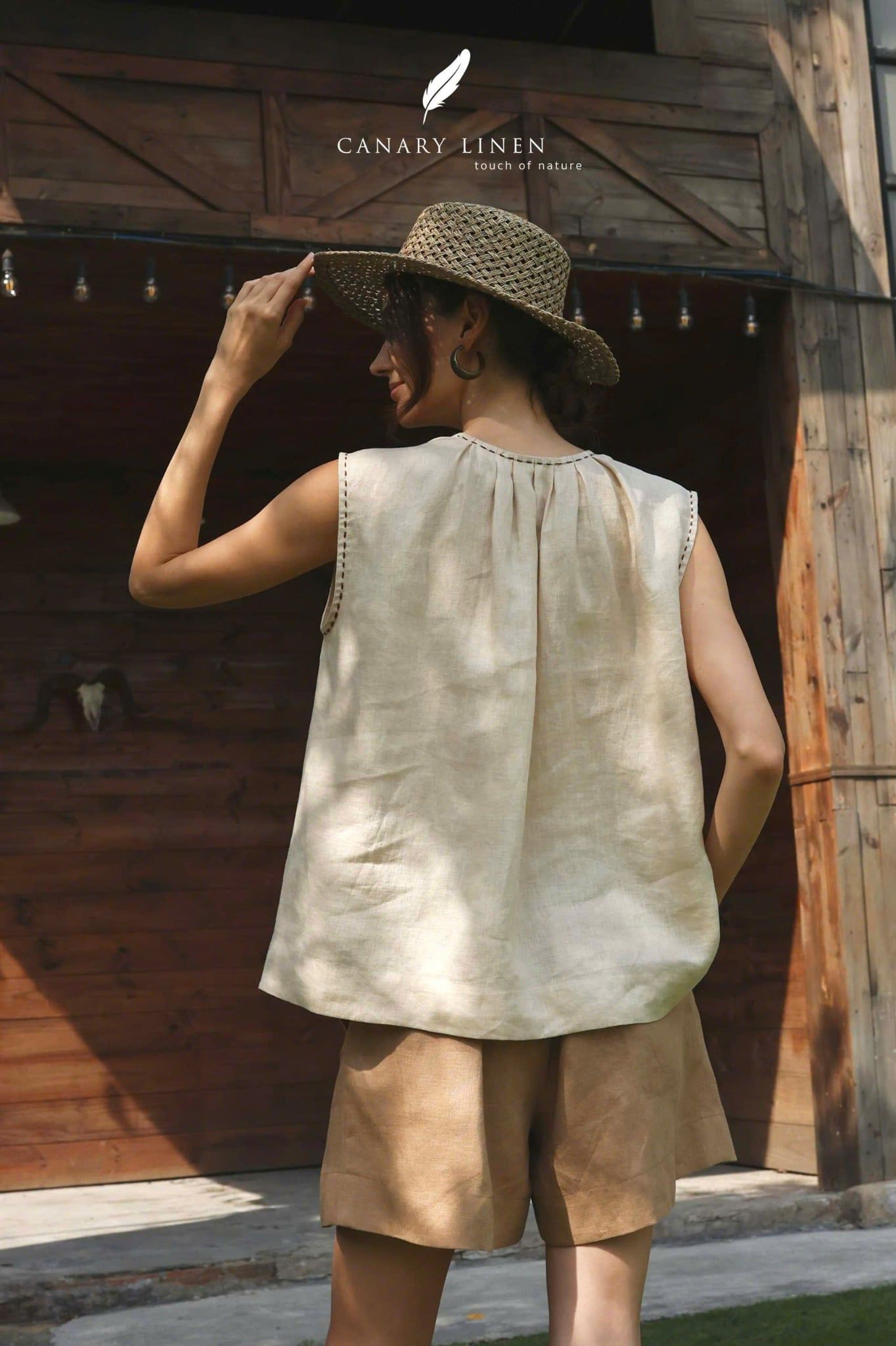  Lina Shorts - Nâu nhạt 