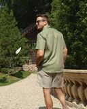  SharpLine Shirt - Rêu nhạt 